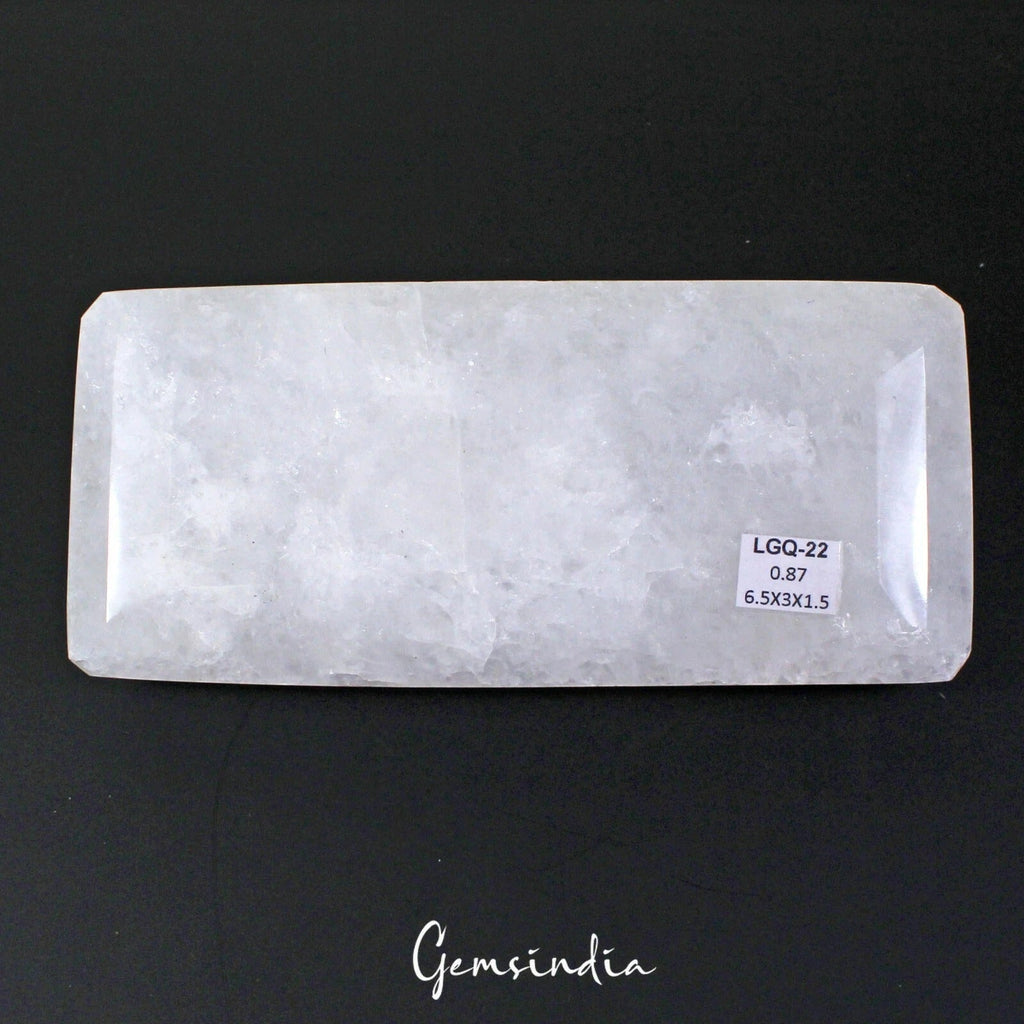 Huge 4350 Ct Natural Untreated White Quartz Earth Mined Octagon Cut Loose Gems