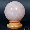 1.2 kg Natural Rose Quartz Crystal Healing Sphere Stone for Home Décor & Energy