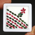 6.40 Cts/52 Pcs Natural Red Ruby Green Emerald Marquise Cut Gems Lot For Jewelry