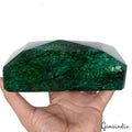 Emerald Loose Gemstone, Color Enhanced, Green — 6x3.75x2 Inch, 8900 Ct (1.78 Kg), Brazil