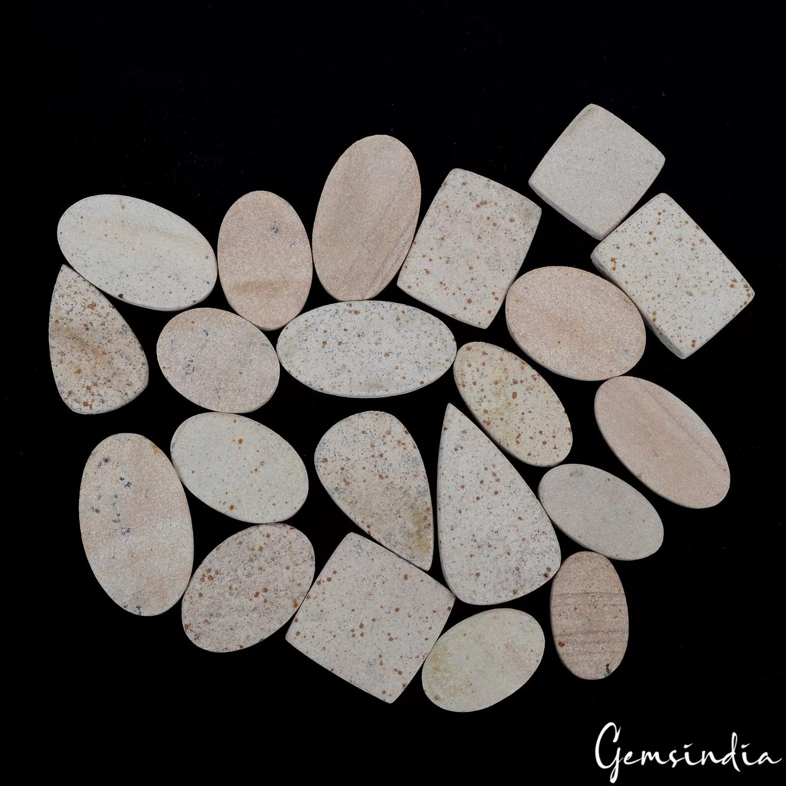 Psilomelane Lot, Loose Gemstone, Untreated — 21 Pieces, 29mm, 715 Ct