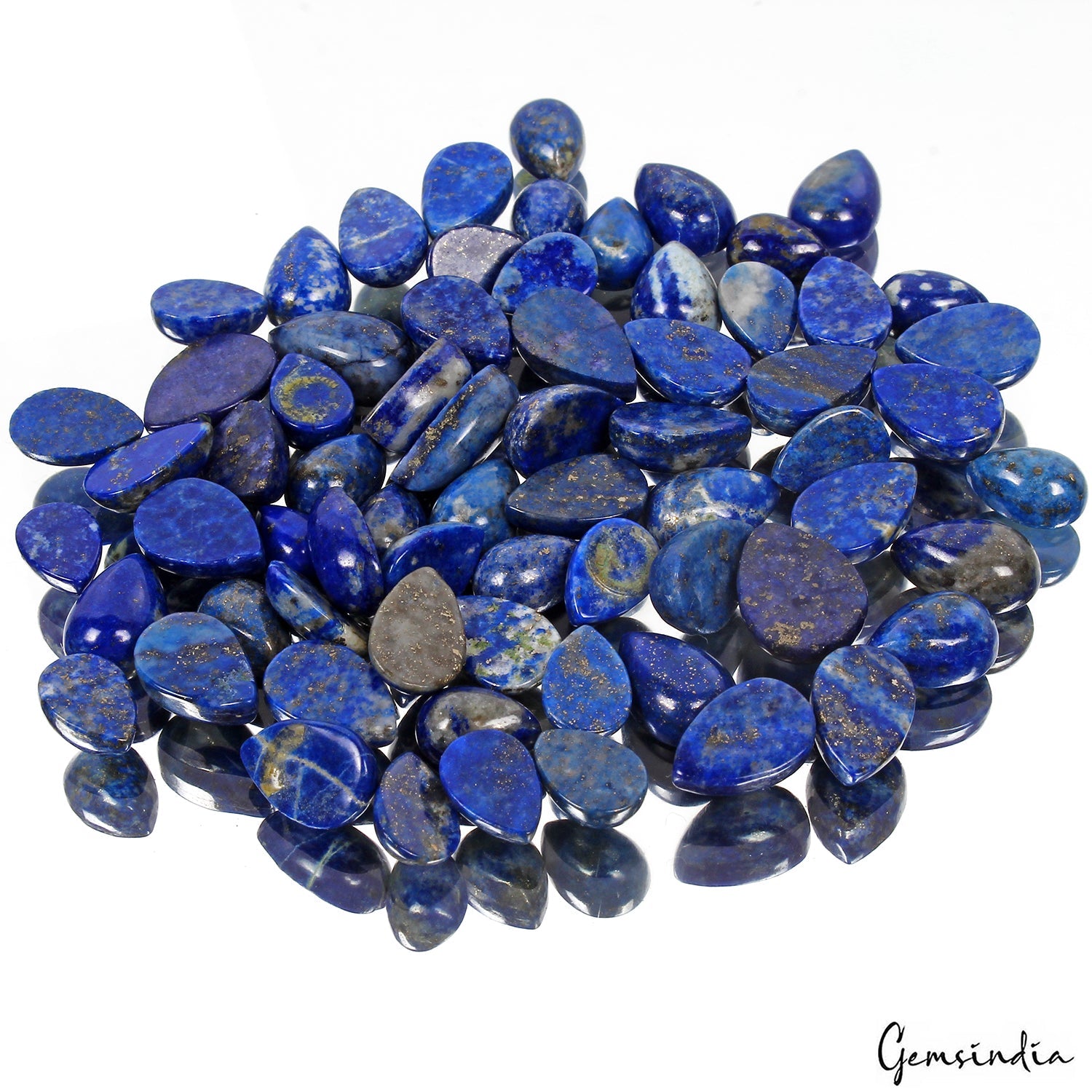 230.00 Ct Natural Blue Lapis Lazuli Mix Cabochon Loose Wholesale Gems Lot 68 Pc