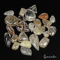 Rutile Quartz Lot, Loose Gemstone, Untreated — 25 Pieces, 13mm to 33mm, 360 Ct, Madagascar