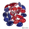 Natural 1140 Ct Certified loose Gemstone 21 Pcs Mix Cut Ruby & Sapphire Lot