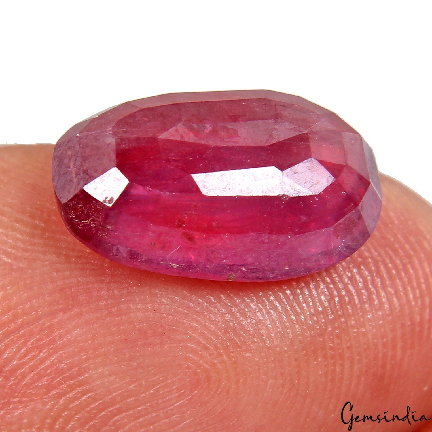 Natural Red Ruby Blood 8.50 Ct. Oval Cut Certified Flawless Mozambique Gem~ Excl