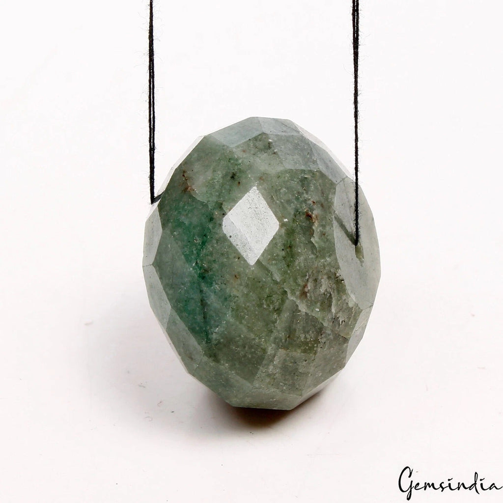 134.30 Ct Natural Green Brazilian Round Cut Center Drilled Loose Briolette Gems