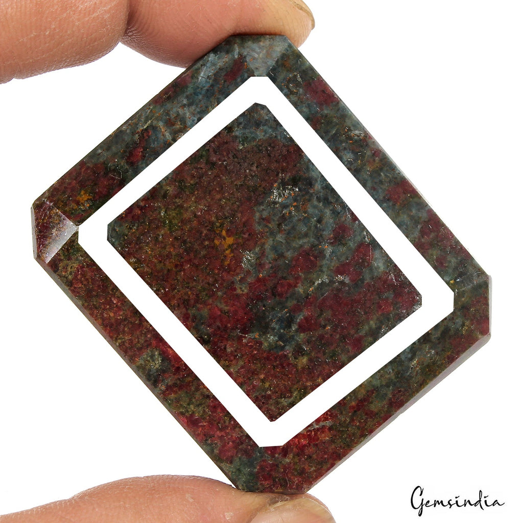 520 Ct Natural Untreated Ruby Kyanite Octagon Cut Earth Mined Huge Size Gemstone