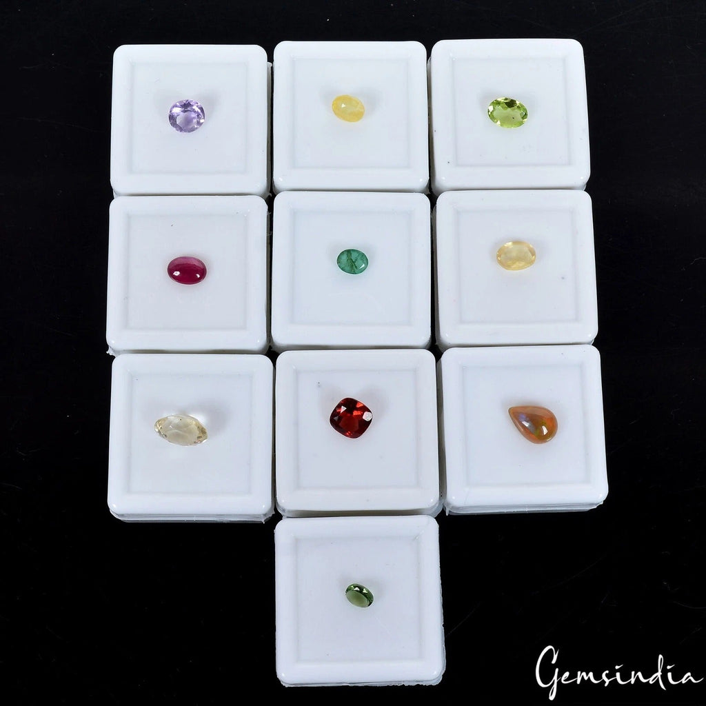 11.90 Ct Semi Estate Genuine Precious Loose Mix Cut Jewelry Collection Gems Lot