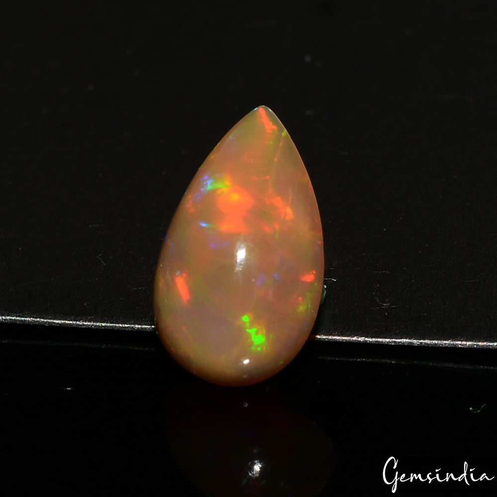 1.50 Ct Hardy STRONG! Natural Huge Orange &Rainbow Color Sparkling Opal Ethiopia