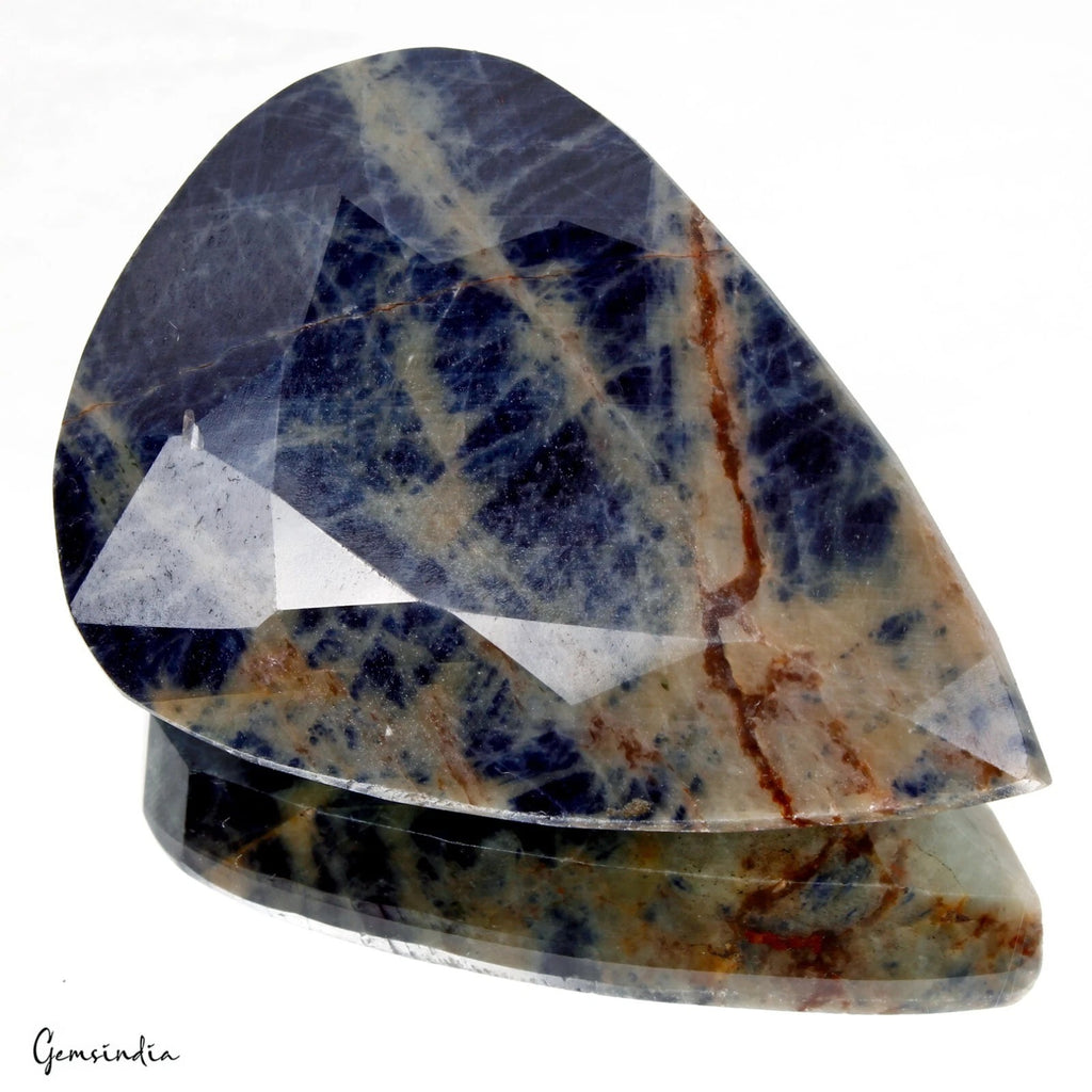 Blue Sapphire Loose Gemstone, Untreated — 72 x 51 x 21mm, 790 Ct