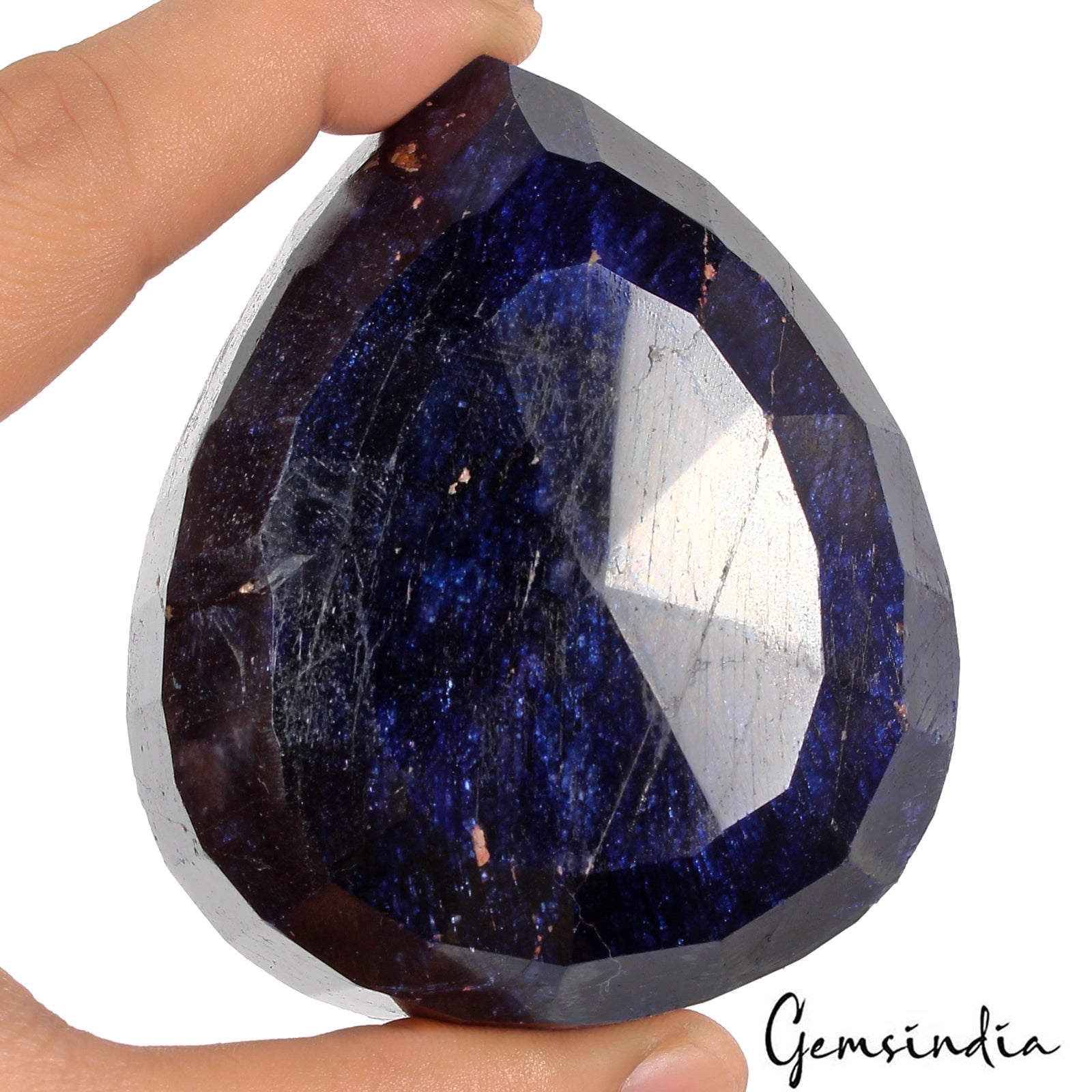 2230 Ct Natural Royal Blue Sapphire Pear Faceted Earth Mined Museum Size Gems