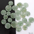 Natural Green Aventurine Round Cabochon Loose 22-36mm Untreated Gemstones~1050Ct