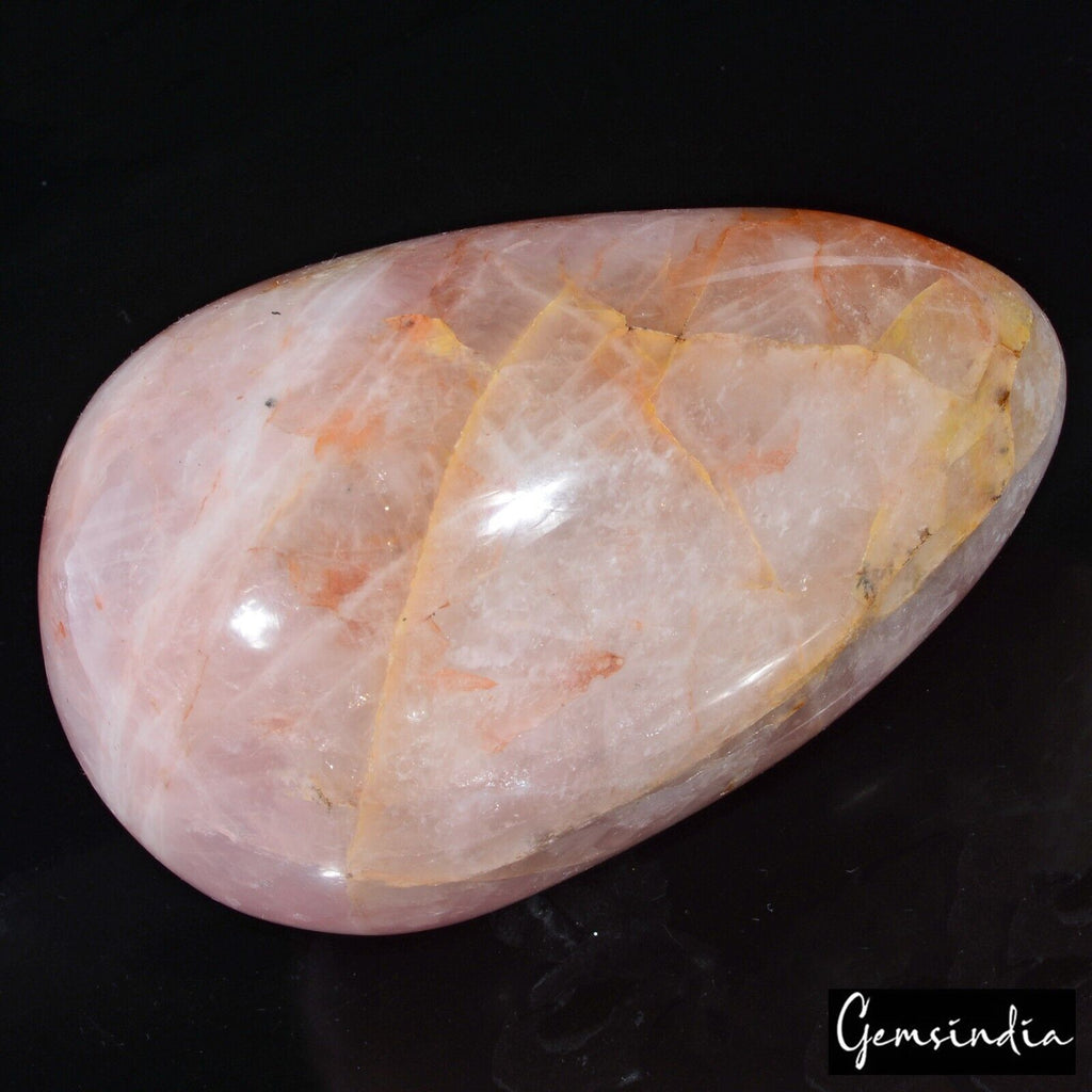 1350 Gram Rose Quartz Gemstone Crystal 5.3" Egg Home Decor Chakra Reiki Healing