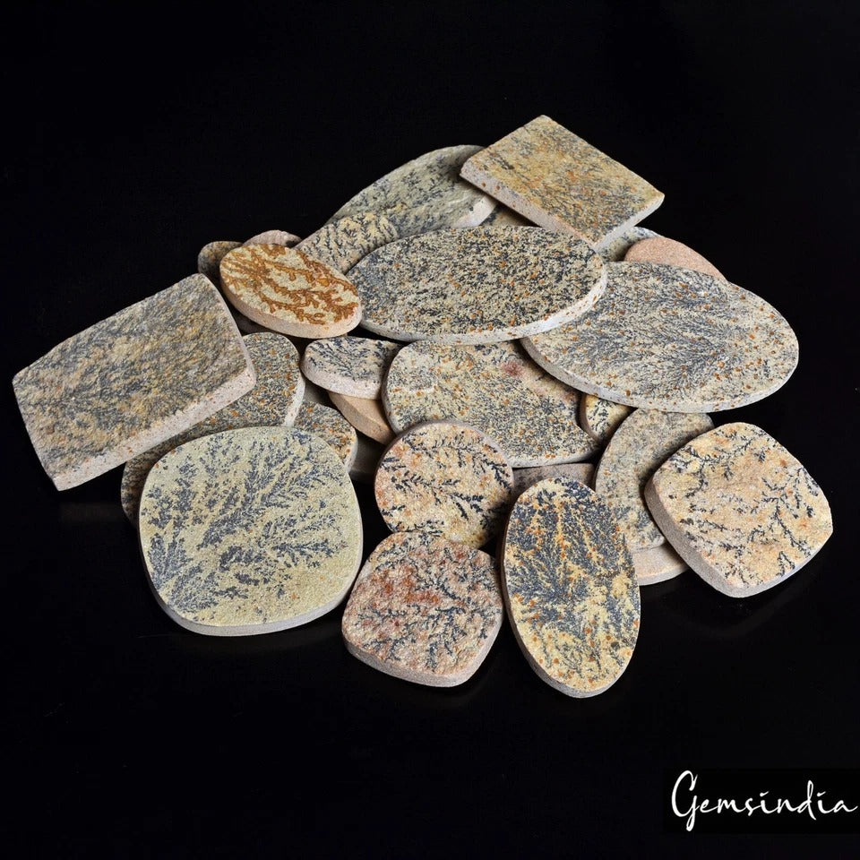 Psilomelane Lot, Loose Gemstone, Untreated — 30 Pieces, 25mm to 62mm, 1520 Ct