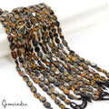 1160 Cts/12 Pcs/13"Each Natural Untreated Tiger Eye Oval Cab Bead Strands