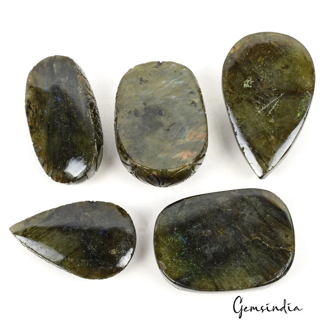 Labradorite Loose Gemstone, Untreated — 50mm to 60mm, 1570 Ct