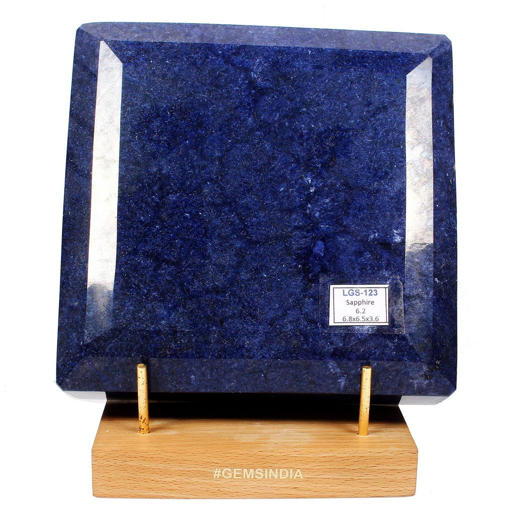 MUSEUM SIZE 6.2 Kg Natural Blue Sapphire Octagon Cut Loose Earth Mined Gemstone