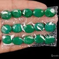 Certified 162 Ct/15 Pcs Natural Brazilian Green Emerald Oval Gem Lot For Jewelry
