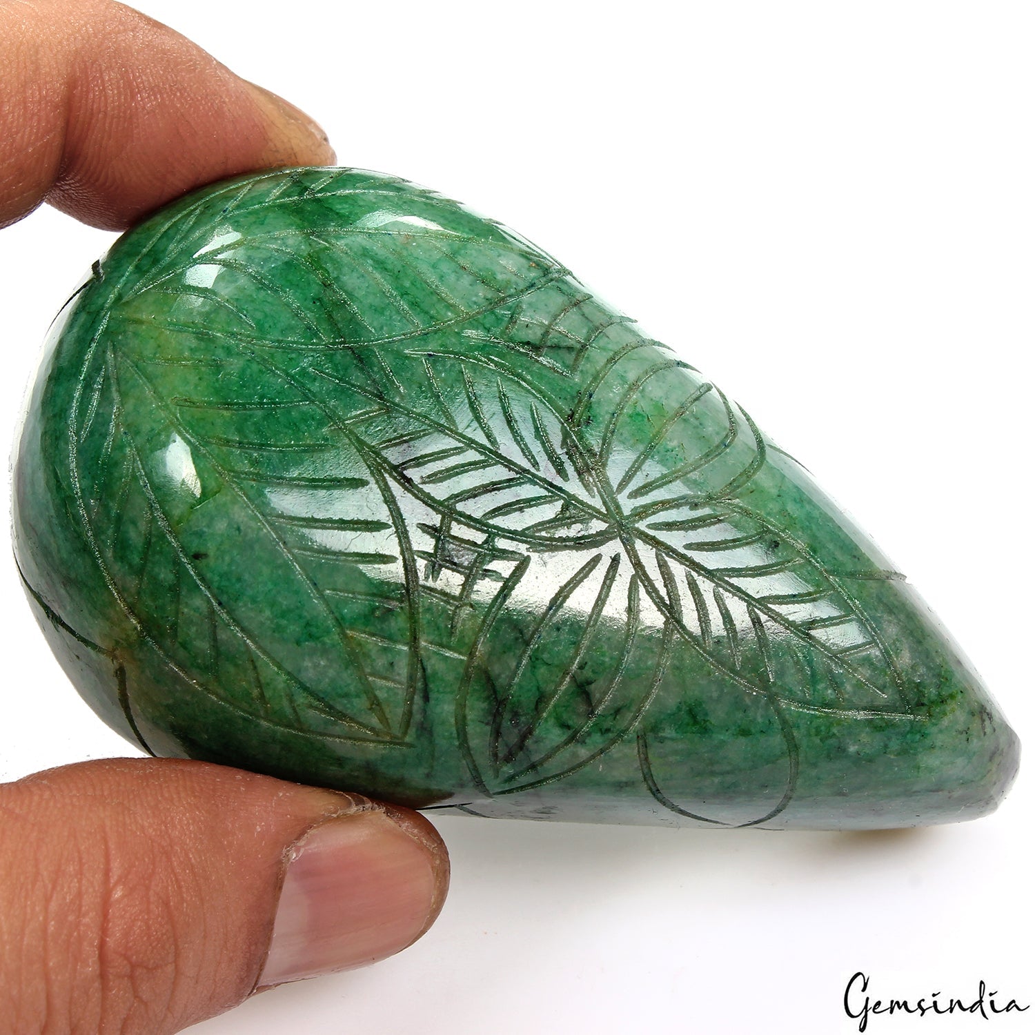 Natural Green Emerald Pear Cut Carving Earth Mined Museum Huge Size Gems 1020 Ct
