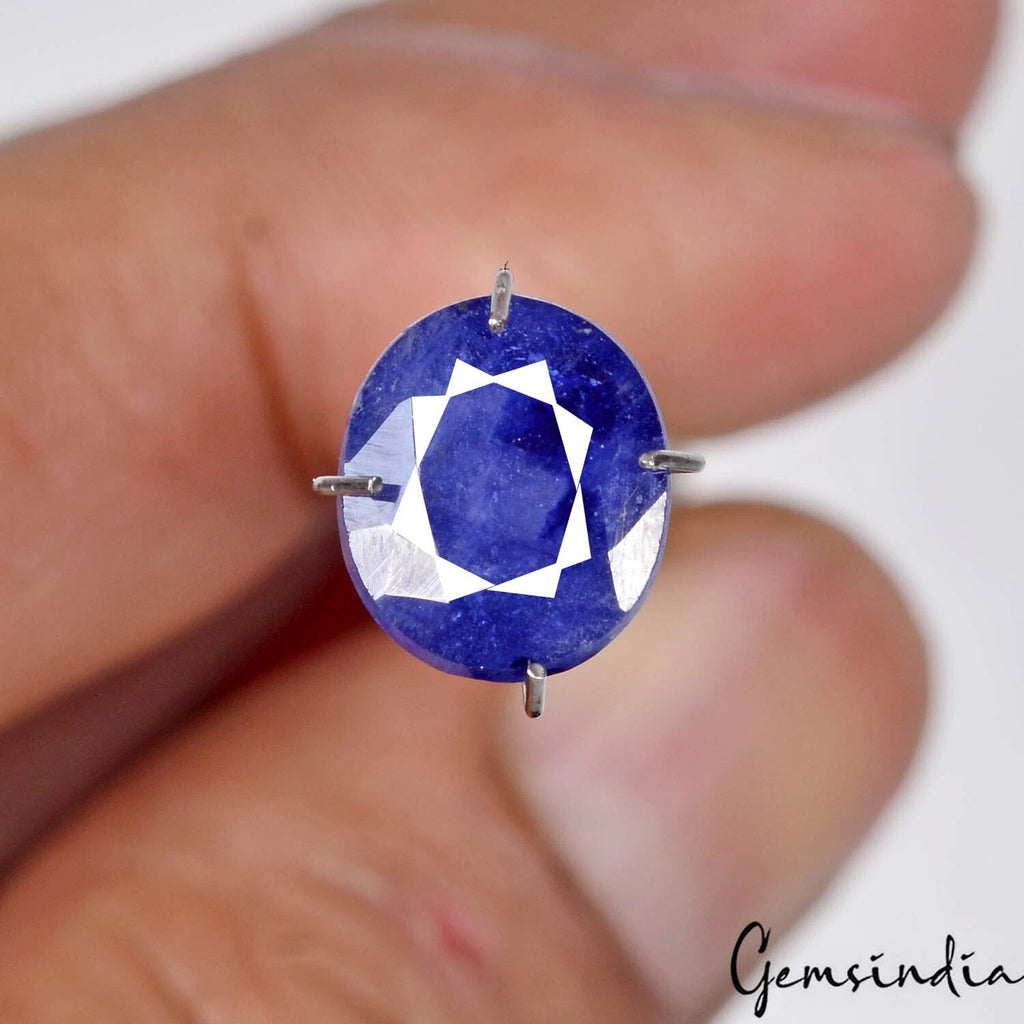 Ceylon Sapphire Loose Gemstone, Heated, Blue — 9 x 8 x 4 mm, 3.50 Ct, Sri Lanka