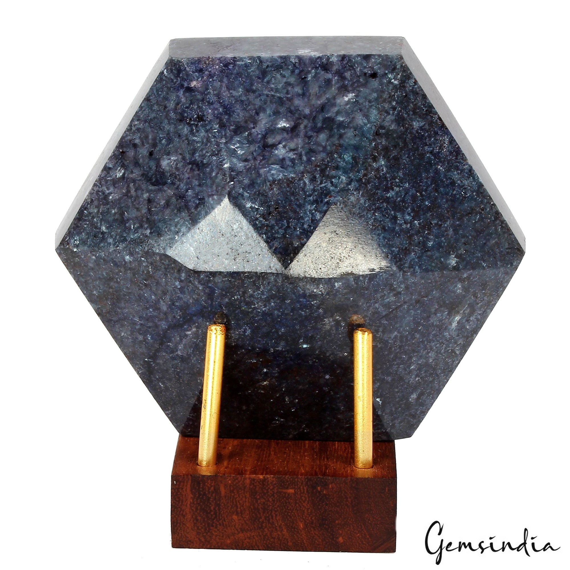 290 gram Natural Huge Blue Sapphire Earth-Mined Hexagon Cut Loose Gemstone