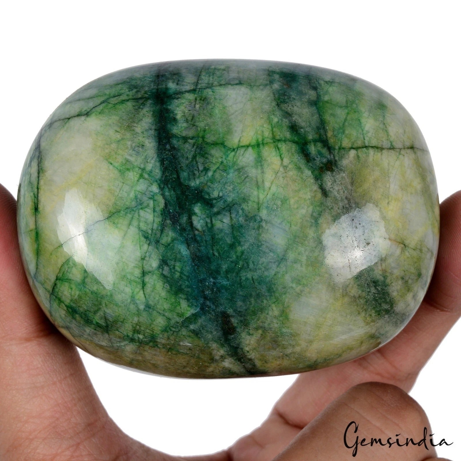2270 Ct Natural Brazilian Green Emerald Oval Cab Museum Size Loose Huge Gemstone