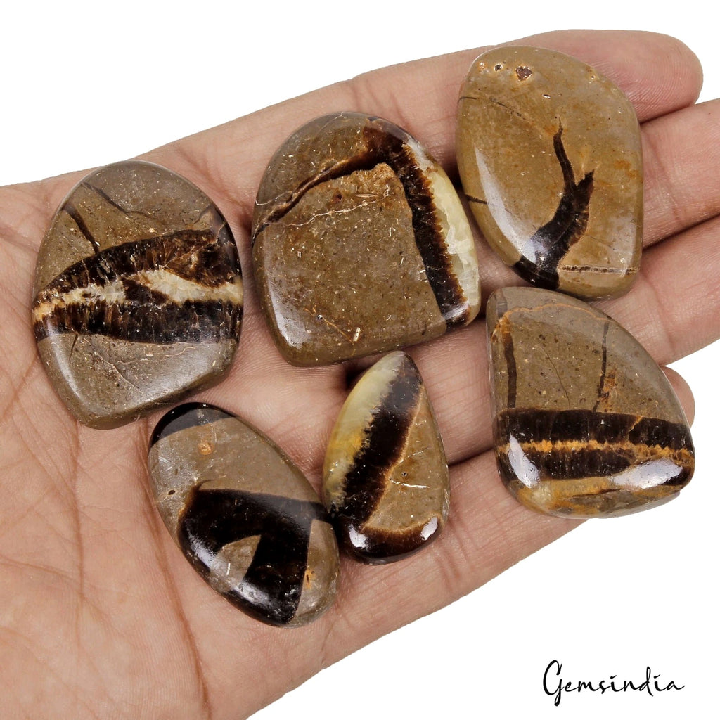 100% Natural Septarian Dragon Mix Cabochon Unique Pattern Loose Gemstones~270 Ct