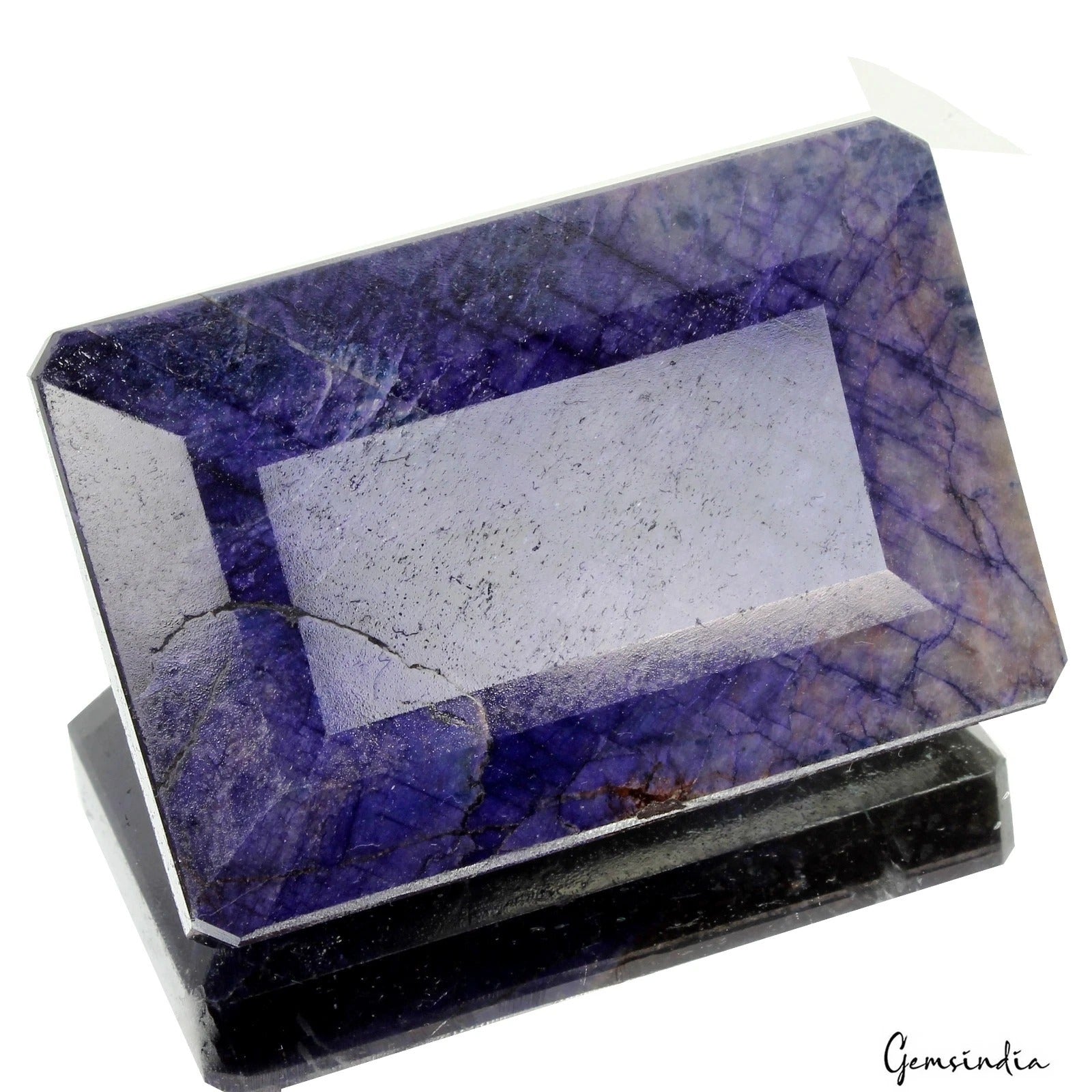 Blue Sapphire Loose Gemstone, Color Enhanced, Blue — 81x53x27mm, 1850 Ct, Madagascar
