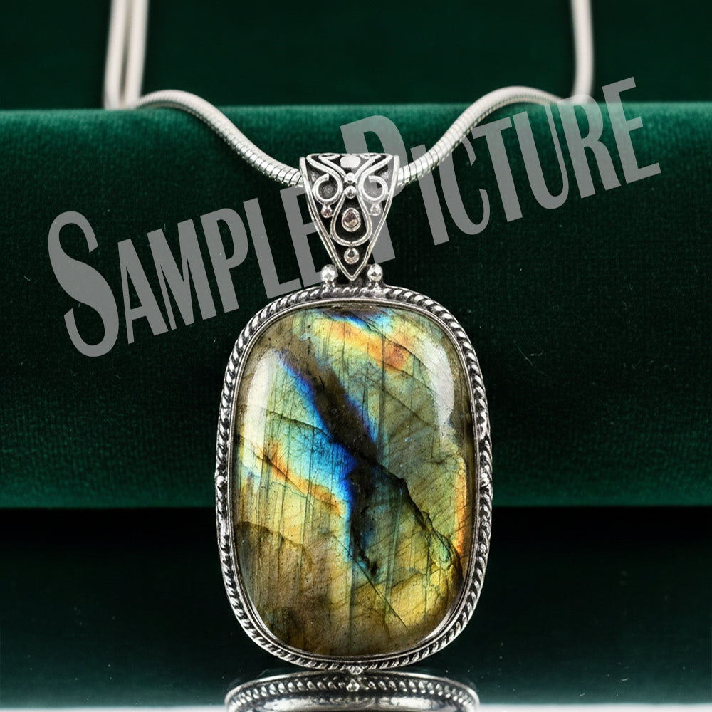 Certified 139.80 Cts. Natural Labradorite Flashy Cushion Cabochon Loose Gemstone