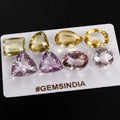 VVS Natural Amethyst CItrine Top Quality Mix Cut Sparkling Gemstones 113.70 Cts