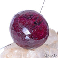 Ruby Beaded Strand, Red — 33x23mm, 330 Ct, Madagascar