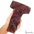 1600 Gram Natural Untreated Red Ruby 'T' Shape Huge Size Earth mined Fancy Gem