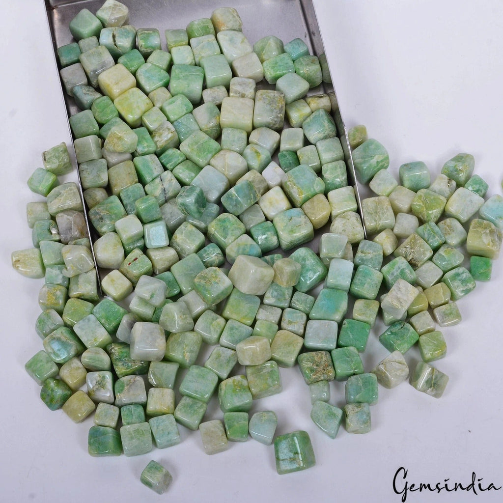 1560 Ct/216 Pcs Natural Green Emerald Cubes Uncut Rough Wholesale Gemstones Lot