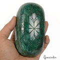 3760 Ct Natural Green Brazilian Emerald Oval Hand Carved Museum Size Gemstone