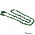 350 Cts/95 Pcs Natural Brazilian Green Emerald Round Cab Drilled Bead Strand 28"