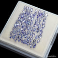 6.30 Ct Natural Violet Blue Tanzanite Marquise Cut Faceted Loose Gems Lot 80 Pcs