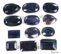 Natural Blue Sapphire 4500Ct Mix Shape Faceted Huge Rare Loose Gemstones 31-56mm