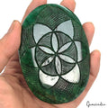 1900 Ct Natural Green Brazilian Emerald Oval Cut Both Side Carving Loose Gems