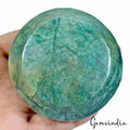 2170 Cts Natural Green Brazilian Emerald Uneven Round Faceted Earth Mined Gem