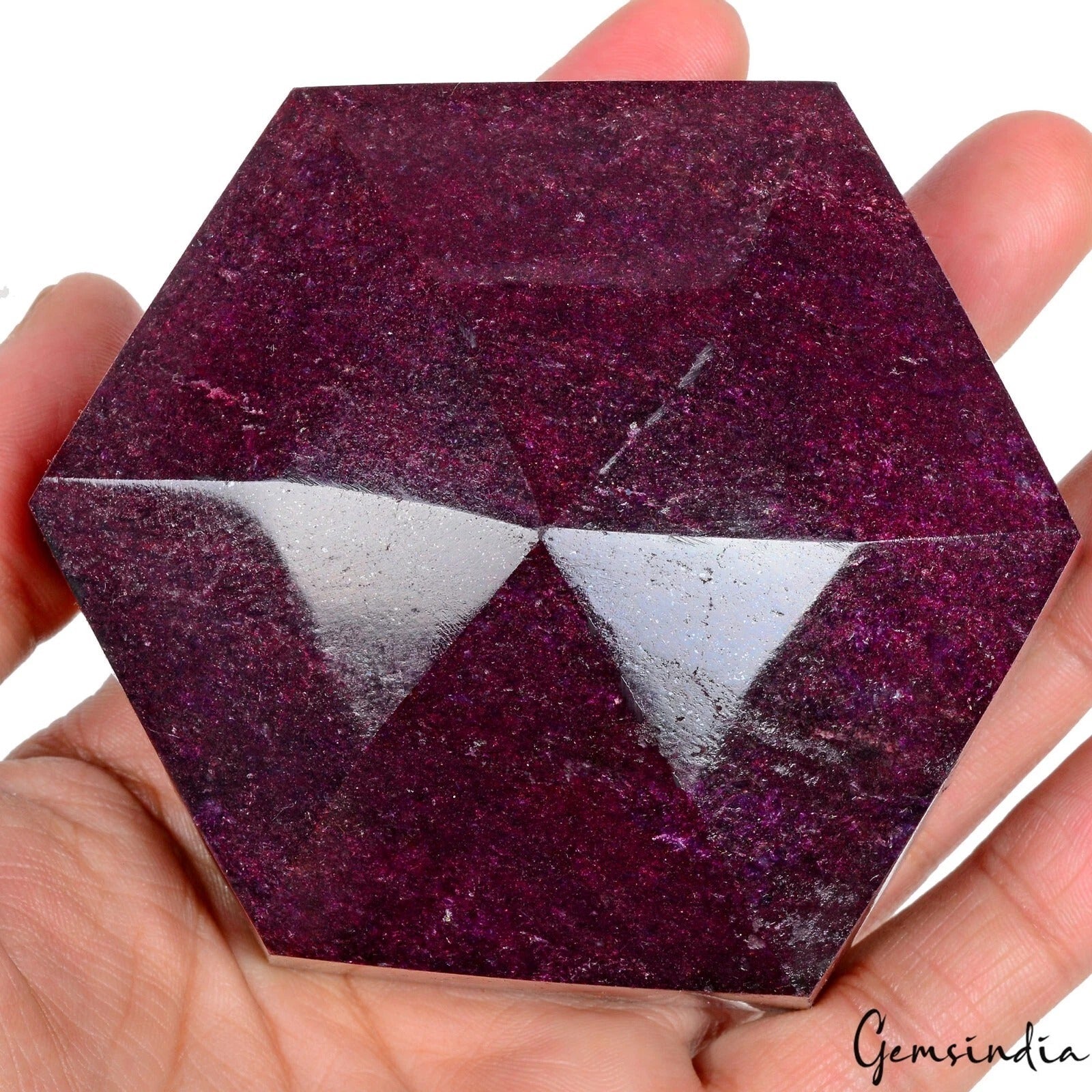 Huge 3150 Cts Natural African Red Ruby Hexagon Cut Earth mined Museum Size Gem