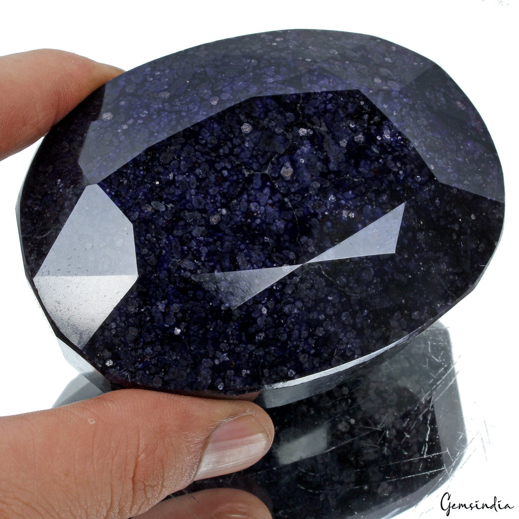 3000 Cts Natural African Earth Mined Blue Sapphire Oval Cut Huge Gem -91x68x46mm