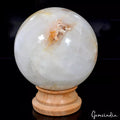 3720 Ct Natural White Quartz Healing Crystal Mineral Sphere Gemstone With Stand