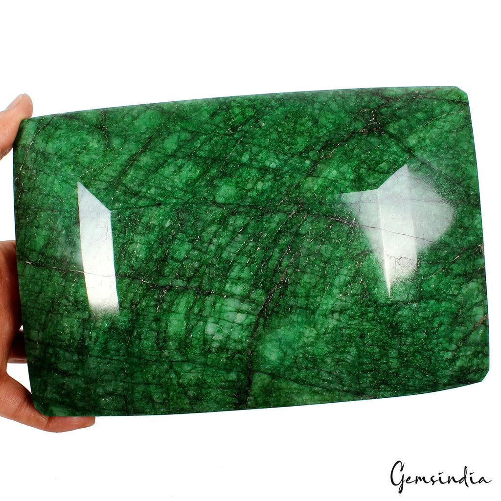 6.8 Kg Natural Emerald Octagon Cut Earth Mined Brazil Collector's Grade Gemstone