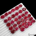 Beryl Lot, Loose Gemstone, Color Enhanced, Red — 34 Pieces, 12mm to 17mm, 320 Ct