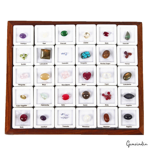 Amethyst Lot, Loose Gemstone, Multi Color — 44 Pieces, 3mm to 16mm, 127.70 Ct