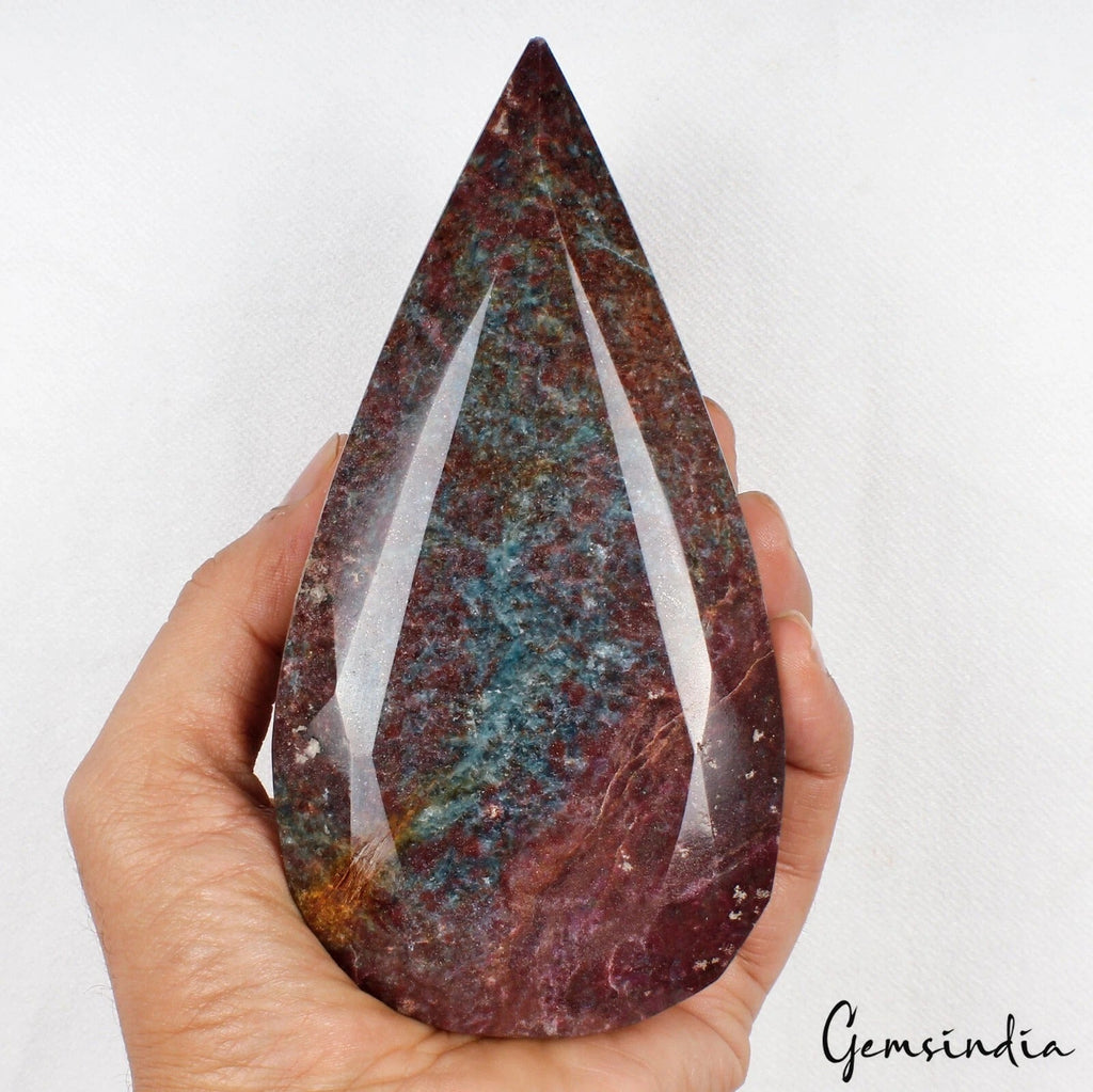 1.2Kilo Natural Ruby Kyanite Pear Untreated Huge Earth Mined Madagascar Gemstone