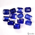 12 Pcs Lot 36.50 Ct Octagon Cut Natural Blue Sapphire - Heated, Ceylon Gemstones