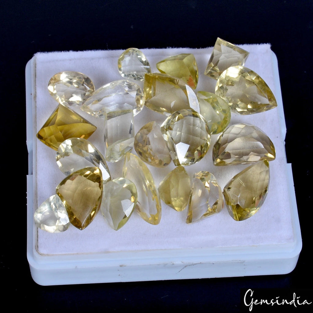 Citrine Loose Gemstone, Untreated — 9mm to 19mm, 111.80 Ct, Brazil
