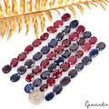 940 Cts/51 Pcs Natural Red Ruby Blue Sapphire Oval Cut Loose Gems For Jewelry
