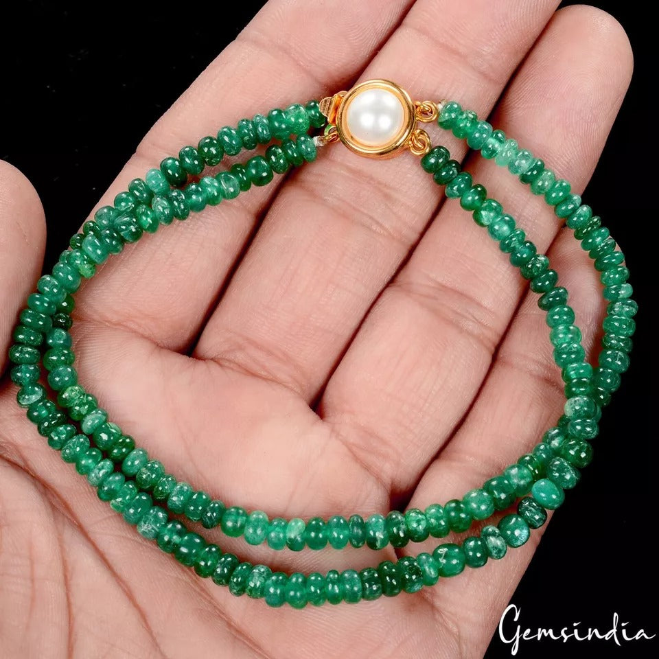 Emerald Bracelet, Color Enhanced — 4mm to 5mm, 69.50 Ct